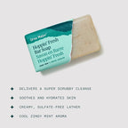 Ursa Major Hoppin' Fresh Bar Soap | Formerly Known As Morning Mojo Bar Soap | Natural, Exfoliating Soap with Peppermint, Eucalyptus and Rosemary | Formulated for Men and Women | 5 ounces | 2-Pack