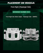 SCITOO 18B4950 Front Left Disc Brake Caliper Assembly w/Bracket For Chevy For Equinox 2005-2006,For Pontiac For Torrent 2006,For Saturn For Vue 2004-2007