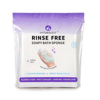 HYGIENJOY-21% Lager Rinse Free Bath Sponges for Adults-Disposable No Rinse Bathing Wipes-Soap Infused,Dry Shower Wipes for Elderly,Camping,Post Surgery Must Haves,(Lavender 25 Counts）