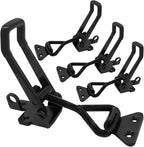 4Pack Heavy Duty Toggle Latch Clamp, 1320lbs 4003 Latch-Style Toggle Clamp with Lock Hook, Pull Action Latch with Catch Plate, Metal Quick Release Draw Latch for Trunk Jig Smoker Door Tool Boxes