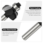 Router Bits Set of 15 Pieces 1/4 Inch Router Bit Set Woodworking Tools for Beginners, Router Bits Sets Idea Gifts for Dad