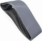 4 x 36 Inch Sanding Belts 240 Grit, Silicon Carbide Knife Sharpening Sanding Belts for Metal Woodworking Wet Dry Polishing,6-Pack
