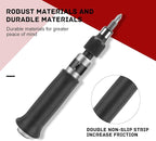 1/4" Manual Hand Impact Driver Set Extractor-14 PCS Impact Screwdriver S2 Steel Much More Durable Disengage Rusted Fasteners or Frozen Bolts Manual Reversible Impact Driver Set