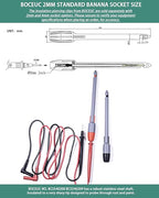 Heavy Duty Wire Piercing Probe, Multimeter Probes Kit for 2mm Standard Pin Tip