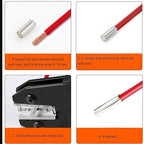 20Pcs Wire Ferrules Kit AWG 2/0 Tinned Copper Crimp Connector Non Insulated Electrical Cable Pin Cord End Terminal Assortment Kit for Electric Connectors (EN70-20