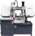 KAKA Industrial TBK-11B Double Column Band Saw, Hydraulic downfeed control, Variable Speed, Automatic Non-mitering Horizontal Bandsaw 11 inch capacity with 220V 3PH motor