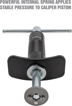OEMTOOLS 35058 Brake Caliper Piston Rewind Tool, Spring Loaded Brake Caliper Wind Back Tool, Universal Rear Piston Brake Caliper Retractor Tool , Black