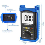 Digital Insulation Resistance Tester, AP-6688B Auto Range Megohmmeter 1999 Counts LCD Display 500/1000/2500/5000V Voltage,1MΩ~200GΩ Resistance Testing with Data Hold Backlit for Motor Cables Switches