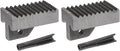 HARFINGTON 2pcs Pipe Wrench Heel Jaw 24-inch High Carbon Steel with Pin Assembly for Replacement Pipe Wrench Jaws
