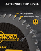 ANGELSWORD 4-1/2 Inch Circular Saw Blade, 7/8" Arbor Used on Angle Grinder, 24T for Framing&40T for Ripping, Cross Wood Cutting, 4 Pack, with 3/8"&5/8" Bushing
