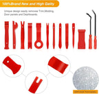 GOOACC Nylon Bumper Fastener Rivet Clips Car Clip Panel Audio Video Dashboard Dismantle Kits Installer Removal Tool (13PCS Trim Removal Tool Set)