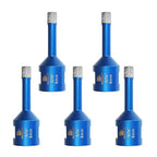 5/16 Inch Diamond Core Drill Bit for Porcelain Tile Ceramic Marble Granite Drilling,BRSCHNITT 5pcs Vacuum Brazed Diamond Hole Saw with 5/8-11 Thread (8mm 5pcs)