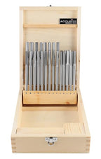 Accusize Industrial Tools 26 Pc Letter Size A to Z H.S.S. Chucking Reamer Set, 5500-SL00