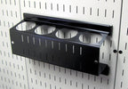 Wall Control Pegboard Metal Organizer, 4 ft. Black, Storage Rack with Rust Resistant Finish