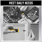 HORUSDY 11-Pieces Magnetic Screw driver, Magnetic 5 Phillips and 5 Flat Head Tips for Fastening and Loosening Seized