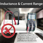 ZT-102L LCR Meter Inductance Tester Digital multimeter TRMS 6000 Counts accurately Measures Inductance Voltmeter Amp Meter ohmmetr Diodes Continuity Duty-Cycle Capacitance for Automotive