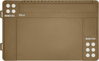 Gun Cleaning Mat, Premium Magnetic Pad With Organizer Parts Tray, Anti-Slip Rubberized Pistol Mat, Protective Workbench Mat for Gun Cleaning (16.5"x 10.43")