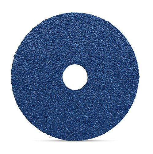 BHA Zirconia Resin Fiber Sanding and Grinding Discs, 4.5” x 7/8”, 80 Grit - 25 Pack