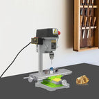 Mini Drill Press 3-Speed Electric Drill Press Bench 1-10mm Clamp Benchtop Drill Press Chuck 340W 110V Tabletop Drilling Machine for Metal Wooden Jewelry DIY and Crafts