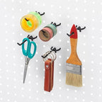 60Pcs Pegboard Hooks,2/4/6 inch Peg Board Hooks for Hanging.These Durable pegs fit 1/4" pegboard,Ideal peg Board Organizer Accessories for Tools,Kitchens,or Stores 1“ Hole Pitch