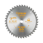 Hoteche 8-1/4-Inch Circular Saw Blade for Wood 40-Tooth Tungsten Carbide-Tipped Blade High-Performance Professioal Saw Blade for Miter Saw and Table Saws, Hole Size 5/8-inch