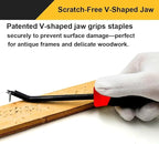 Upholstery Staple Remover | Heavy Duty Staple Remover Tool, Professional Tack Puller Set, Nail Puller for Quickly and Easily Extract all Kinds of Nails