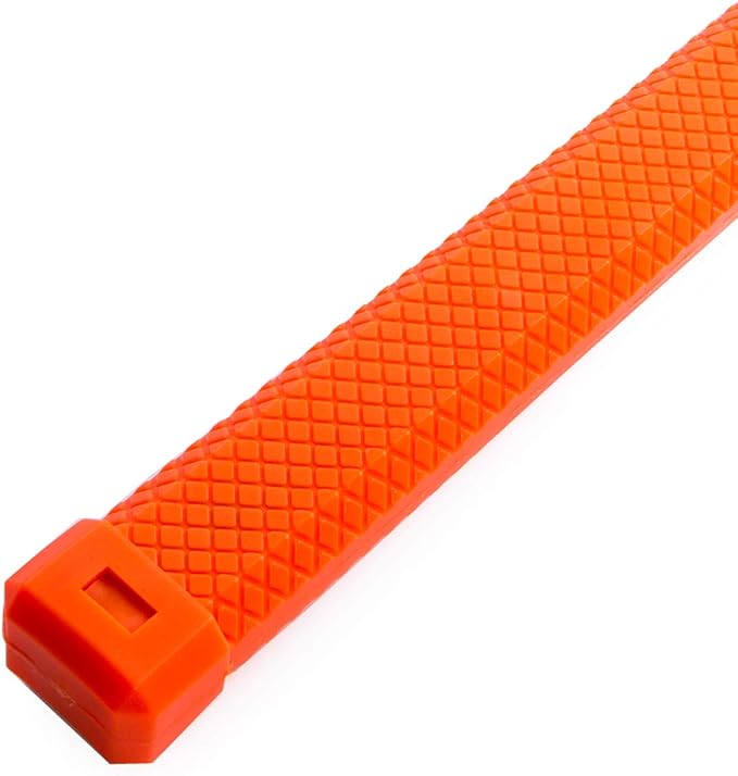 Stark USA 9-Pounds Dead Blow Hammer Mallet with Non-Marring Rubber Coating 9lbs Head Checkered Grip Handle Rebound Resistant Unibody Molded, Orange