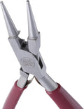 The Beadsmith Rosary Pliers – Casual Comfort Series - 6 inches (152mm) - Polished Steel Head, Comfort Grip Handle & Double-leaf Spring, European Design & Quality, Tool for Jewelry Making