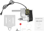 3-Speed Benchtop Drill Press Table, Electric Bench Drilling Machine, Mini Drill Press Stand, Tabletop Drilling Machine 110V, 340W Copper Motor Variable Speed, 0-16000 RPM