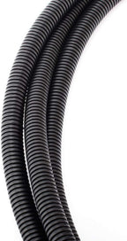 ZhiYo 13ft-1/4” 13ft-3/8” 13ft-1/2” Wire Loom Split Tubing Auto Wire Conduit Flexible Cover