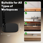 LED Desk Lamp for Home Office, Desk Light for Video Call, 3 Color Temperature 10 Brightness Computer Light, Dimmable Led Desk Light with Memory & Timer Func, Metal Swing Arm Architect Desk Lamp White