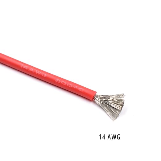 5Pcs 14 Gauge Jumper Wires Alligator Clips Heavy Duty Silicone Test Leads with Insulators Clips for Electrical Testing 5 Colors 3.3ft/1m
