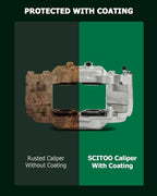 SCITOO Front Left+Right Brake Calipers Without Bracket 192713 192712 Compatible For Toyota For 4runner 2003-2005,For Toyota For Sequoia 2001-2007,For Toyota For Tundra 2000-2006