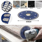 5pcs/Lot 4 inch Diamond Blade Super Thin Diamond Turbo Saw Blade Porcelain Tile Blade for Granite Marble Ceramic Tile Cutting