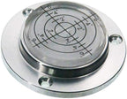 XMLEI Aluminum Alloy universal level Mini Level Round Bubble Spirit Level Diameter 50mm Height 11.5mm（1PCS） (white)