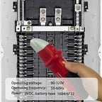 UNI-T UT25A Digital AC Circuit Breaker Finder and Tracker Kit with Electrical Integrated GFCI Outlet Socket Tester, Working on AC 90-120V, Adjustable Sensitivity Buzzer Indication, Flashing LEDs