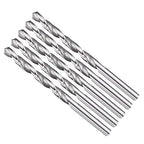 Drill Bit, 5.2mm Cutting Diameter, 4241 HSS 118° Cutting Angle Uncoated Bright Versatile Jobber Bits - (Applications: for Drilling Plastic Wood Soft Metal), 5-Pieces