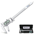 Kynup Digital Caliper 8 inch, Measuring Tool, Caliper Sets, Stainless Steel, Full Turn Off,Switch from Inch Metric Fraction, Micrometer Digital for Household, DIY(200MM)