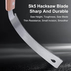 Small Hand Saw, 12in Wood Saw,Double-sided Teeth Wooden Handle Flat Saw Accurate Household Woodworking Flush Cutting Trim Tool for Garden, Pruning, Carpentry, Decoration Household Saws