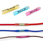 550Pcs Waterproof Heat Shrink Wire Connectors Kit, Automotive Electrical Connector Terminals Kit, Butt Fork Ring and Spade Crimp Connectors Assortment (22-10AWG)