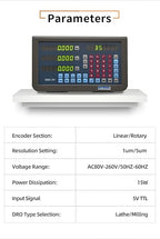 3 Axis Digital Readout DRO Display TTL Signal with EDM Function for Lathe Milling EDM Machine