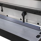 KAKA INDUSTRIAL Heavy Duty Sheet Metal Brake,52 inch 3-in-1 Shear and Slip Roll Combo | 16-Gauge Capacity Industrial Bending Machine with Segment Fingers and Back Gauge for Metal Fabrication