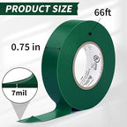 Avery Dennison Electrical Tape, Professional Grade PVC Electric Tape, UL/CSA Listed Insulating Vinyl Tape for Electrical, Repairs, Automotive and Equipment, Pro-36C, ¾ in x 66 ft, Green, 1 Roll