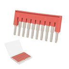 10Pcs FBS 10-5 Side Plug-in DIN Rail Terminal Block, External Bridge Connector, Compatible with PT2.5 Jumpers