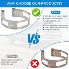 3" (76.1mm) Stainless Exhaust Tacking Band Clamp-On For Welding Fabrication