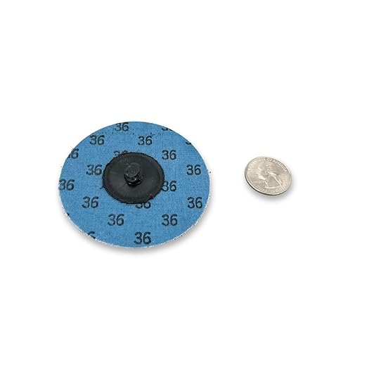 VSM 25-Pack - 3 inch 80 Grit (Medium) - Ceramic Plus Quick-Change Disc with Top-Size, Type R, Tear-Resistant Polyester Backing, Hand-Held Machine Compatible, Durable Abrasive Discs