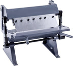 VEVOR Box and Pan Brake, 12 in Sheet Metal Bending Brake, 20-Gauge Mild Steel Capacity, 0-135 Degree Adjustable, Metal Bender Machine with 5 Fingers, Heavy-Duty Aluminum Folder for Precise Bending