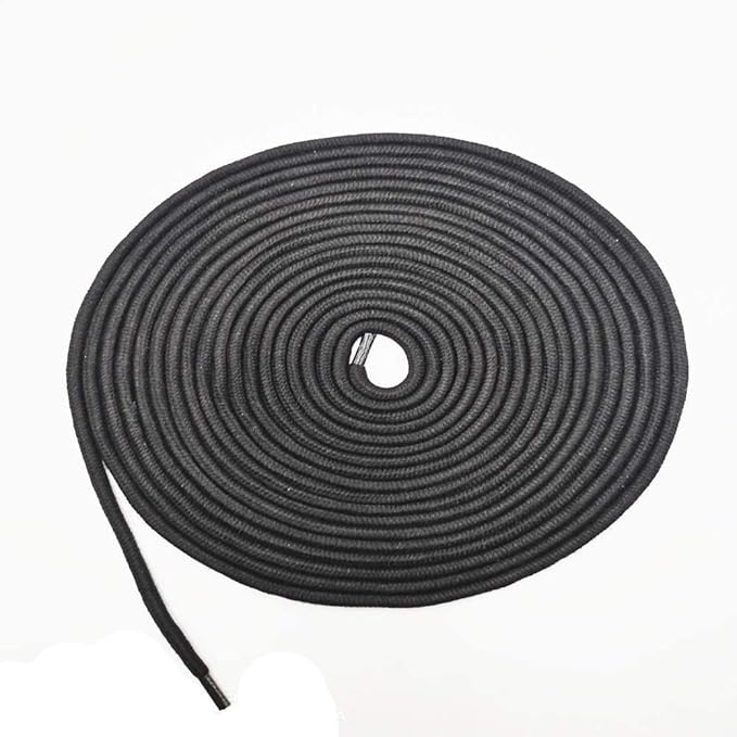 Soft Cotton Rope, 32 feet / 10m Rope, 8mm Thick, Soft Rope, Long Rope, Soft Tying Rope (Black + Deep red)