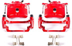 Power Stop Front S2658 Pair of High-Temp Red Powder Coated Calipers for Acura EL 2001-2005, Honda Civic 2001-2005 [Model Specific]