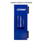 OEMTOOLS 23124 Blue Magnetic Glove Dispenser, Disposable Gloves Box Holder, Magnetic Glove Box Holder for Wall Mount